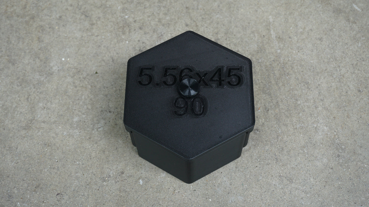 90 round 556 stackable bulk storage box